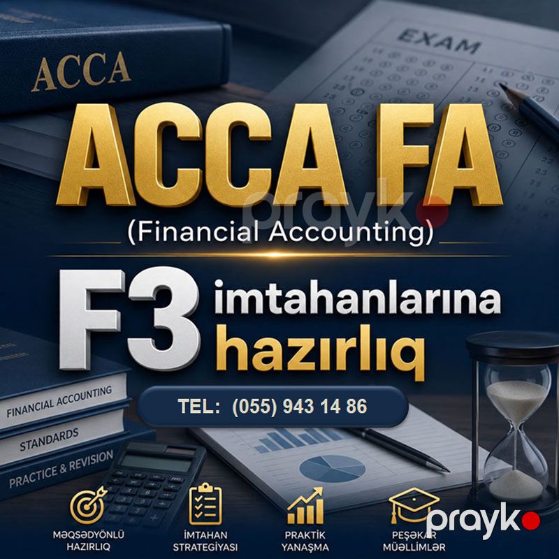 Acca və F3 imtahanlarına hazırlıq — Fərdi dərslər, Bakı (2)