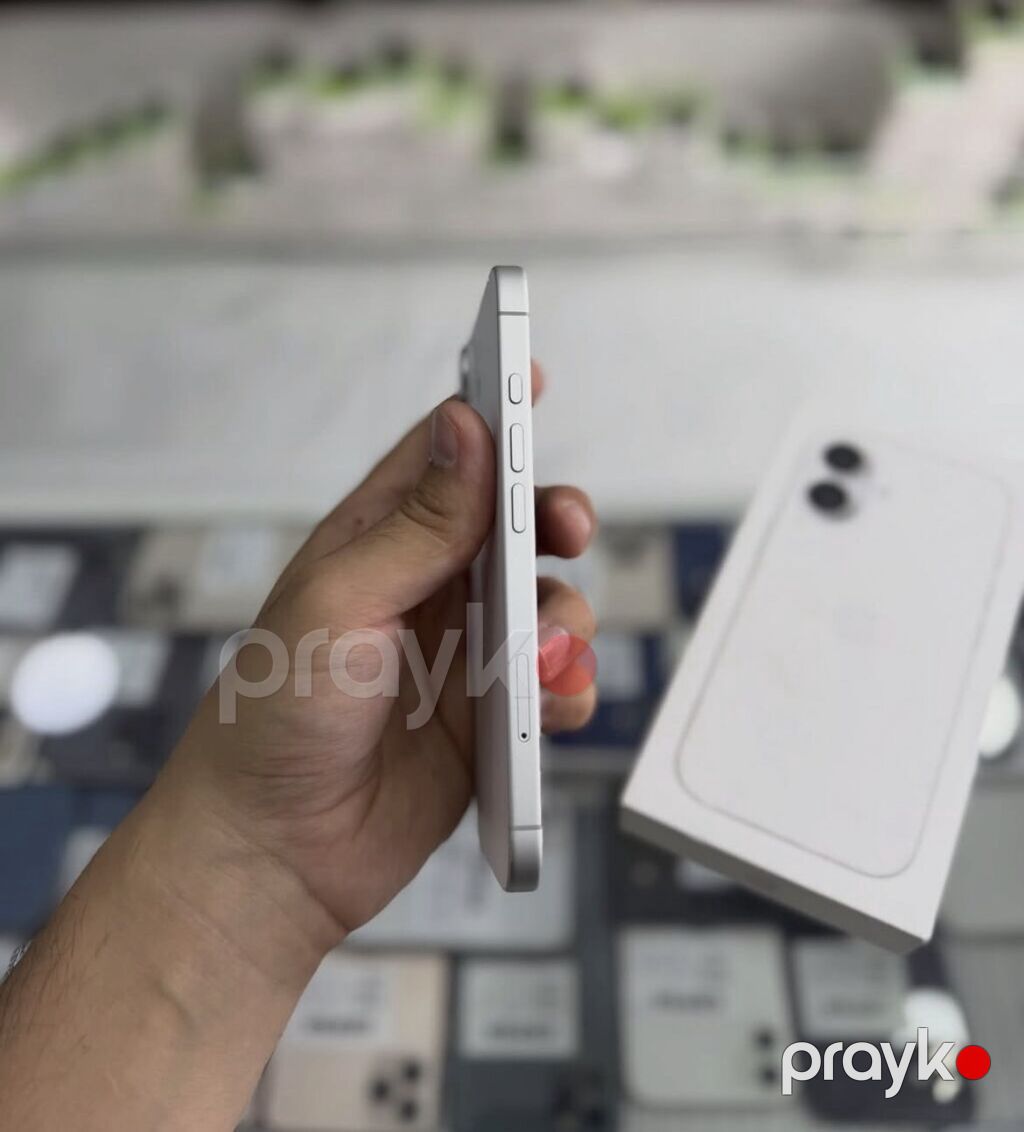 IPhone 16, 128 GB, Ağ, Zəmanət, Simsiz şarj, Face ID — Apple iPhone, Bakı (3)