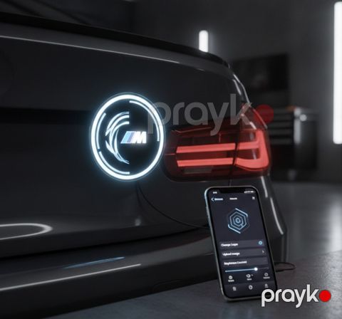 BMW dəyişdiriləbilən logo ekranı — Bakı