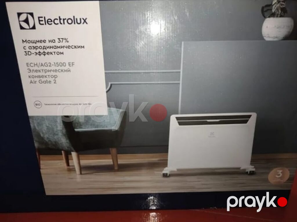 Electrolux ECH/AG2-1500 EF elektrik konvektoru – Air Gate 2 seriyası — Isıtıcılar və isı ventilatorları, Ağdaş (2)
