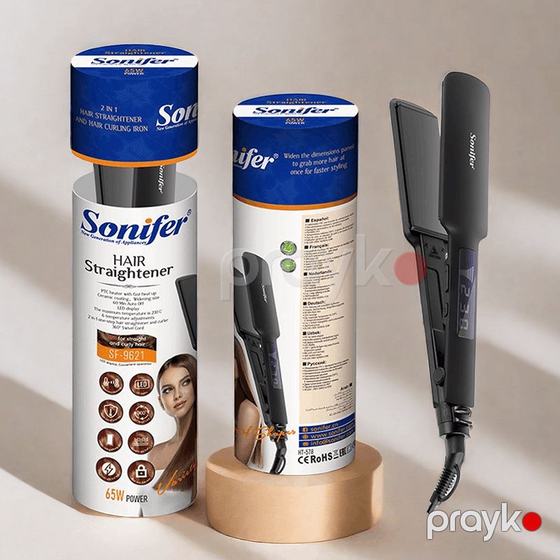 Saç Ütüsü Sonifer SF-9621 — Saç burmağa və düzəltməyə, Bakı (2)