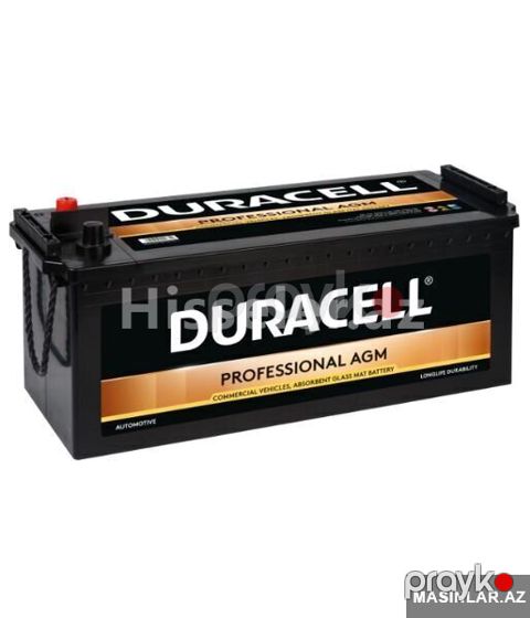 Duracell 12 volt 200 ah Akmyuator — Bakı