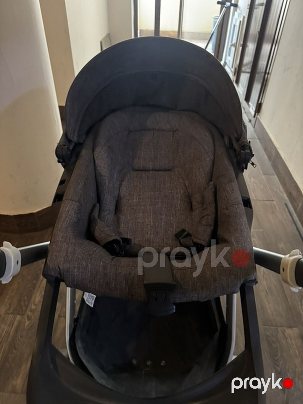 Stokke Scoot uşaq arabası(0-4 yaş qeder) - Rəng: tünd boz (melanj) — Arabalalar, Bakı (8)