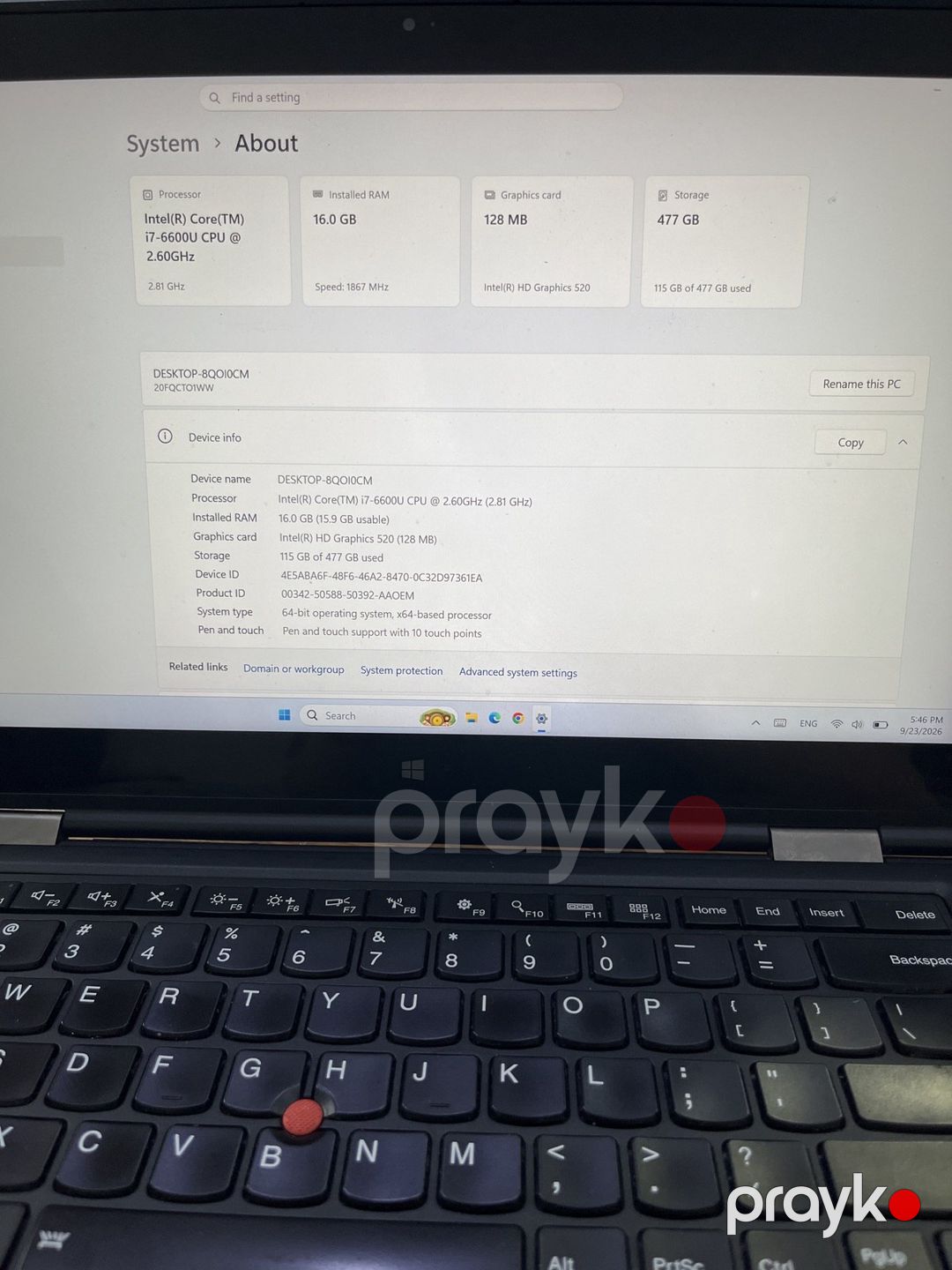 Lenovo Thinkpad X1 Yoga — Noutbuklar, Bakı (5)