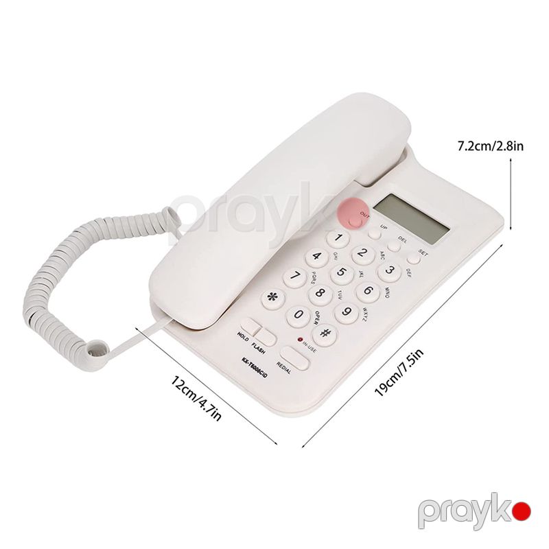 KX-T5006CID Divara Quraşdırıla Bilən Ev Ofis Telefonu Simli Ev Otel və OfisTelefonu — Telefonlar və qadjetlər, Bakı (6)