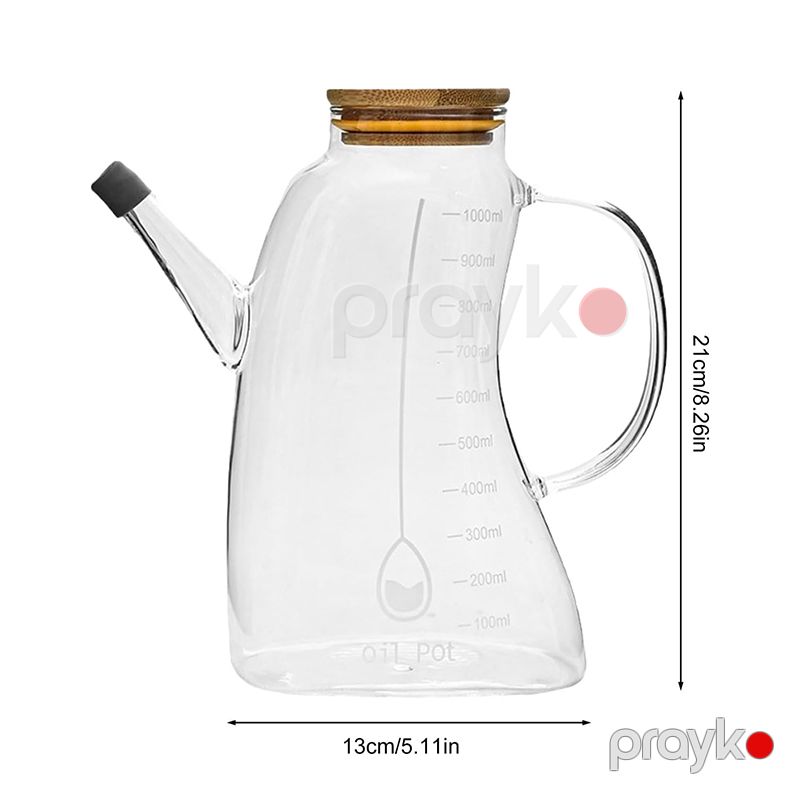 Şüşə Yağ Qabı Yağ Şüşəsi 1000 ML — Qablar və mətbəx əşyaları, Bakı (2)