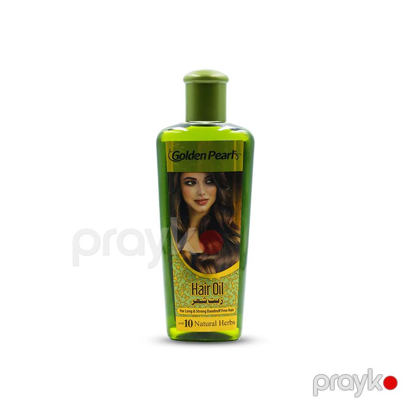 Golden Pearl Hair Oil – 10 Təbii Bitki Tərkibli Saç Yağı (200 ml) — Saç qayığı, Bakı (2)