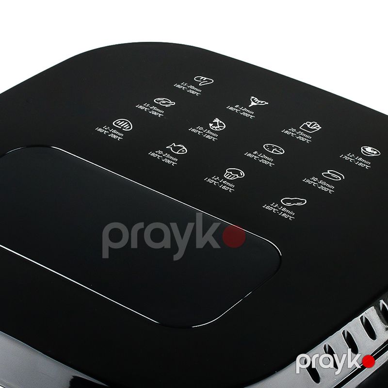 RAF R.5329 6.8L Tutuma Malik Gümüş Air Fryer 1600W Müasir Dizayna Sahib Çoxfunksiyalı Hava Fritözü 4.2Kq — Digər mətbəx texnikası, Bakı (4)