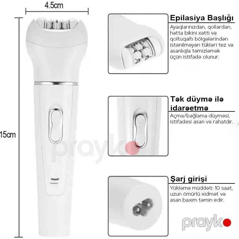 Sokany SK-311 - Epilyator — Usturalar, trimmerler və epilyatorlar, Bakı (5)