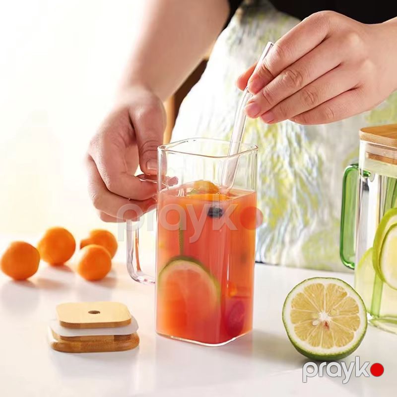 Şüşə Stəkan Buzlu Qəhvə Südlü Çay Stəkanı 400 ML — Qablar və mətbəx əşyaları, Bakı (3)