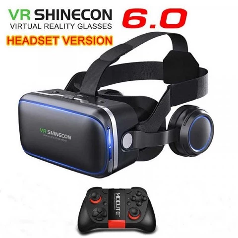 Virtual reallıq eynəyi VR Shinecon 6.0 + Gamepad S9, Əla keyfiyyət — Elektronika, Bakı (2)