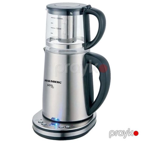 Hausberg HB-3640 - Elektrik Çaydan və Dəm Çaydanı — Bakı