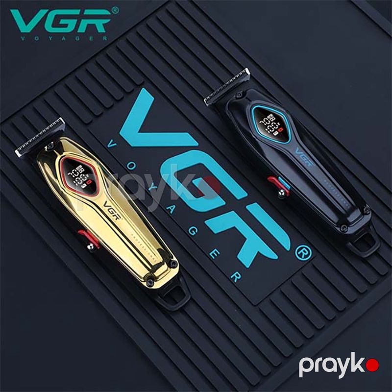 VGR V-945 Trimmer Professional Saç Kəsmə Maşını Elektrikli Saç Kəsmə Aləti LED Ekranlı Simsiz Trimmer — Usturalar, trimmerler və epilyatorlar, Bakı (3)