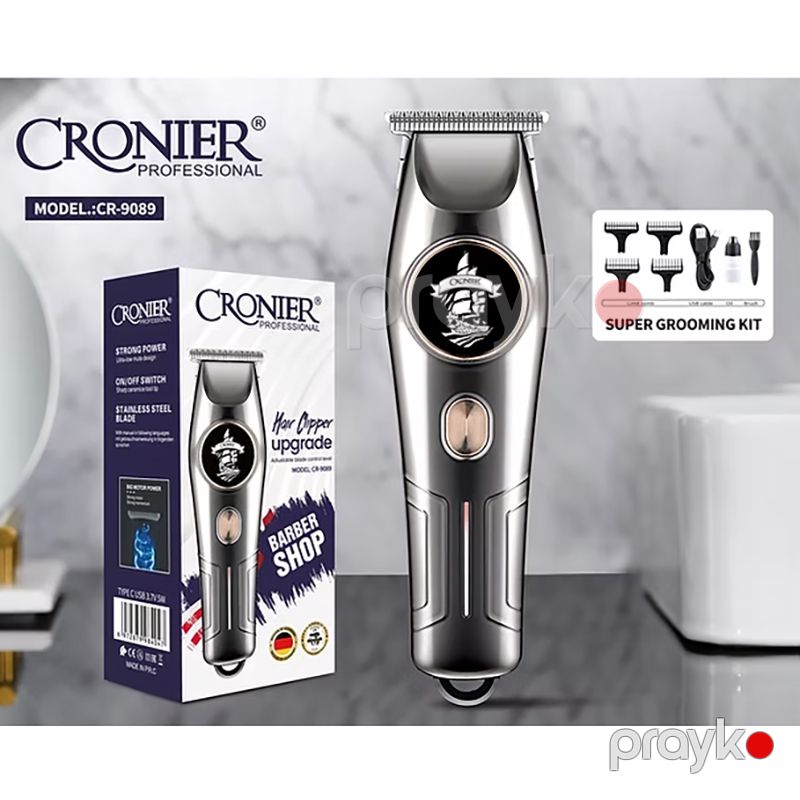 Cronier CR-9089 Çoxfunksiyalı Saç Saqqal Təraş Maşını Trimmer — Usturalar, trimmerler və epilyatorlar, Bakı (3)