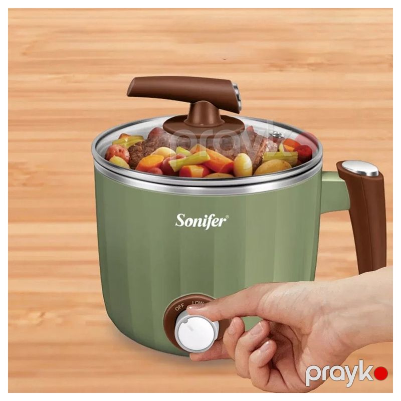 Sonifer SF-1503 Çoxfunksiyalı Elektrikli Qazan 600W İsidici Elektrikli Qazan — Qablar və mətbəx əşyaları, Bakı (4)
