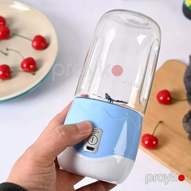 İstifadəsi Asan Portativ Kokteyl Blenderi USB Elektrikli Simsiz Meyvə Qarışdırıcı Blender 400ml Tutumuda Smoothies Shakes — Ev texnikası, Bakı (4)