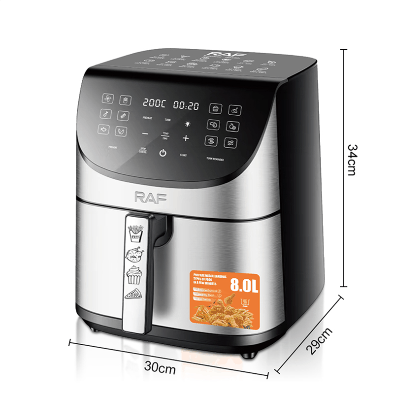 RAF R.5388 - Qoşa Spirallı Mətbəx Fritürü, 8L Həcm, 1700W Güc alt-üst spirall — Digər mətbəx texnikası, Bakı (4)