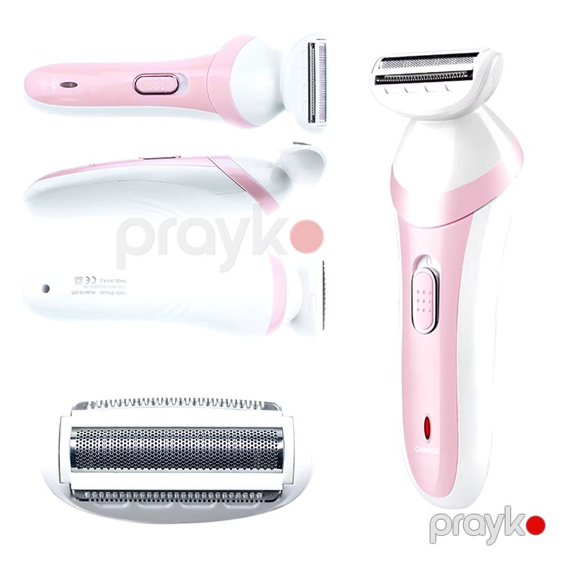 Qadınlar Üçün HTC HL-020 Təkrar Doldurulan Qadın Təraş Maşını Pink Yaş və Quru Epilyasiya Cihazı USB Doldurma Epilyatoru — Usturalar, trimmerler və epilyatorlar, Bakı (6)
