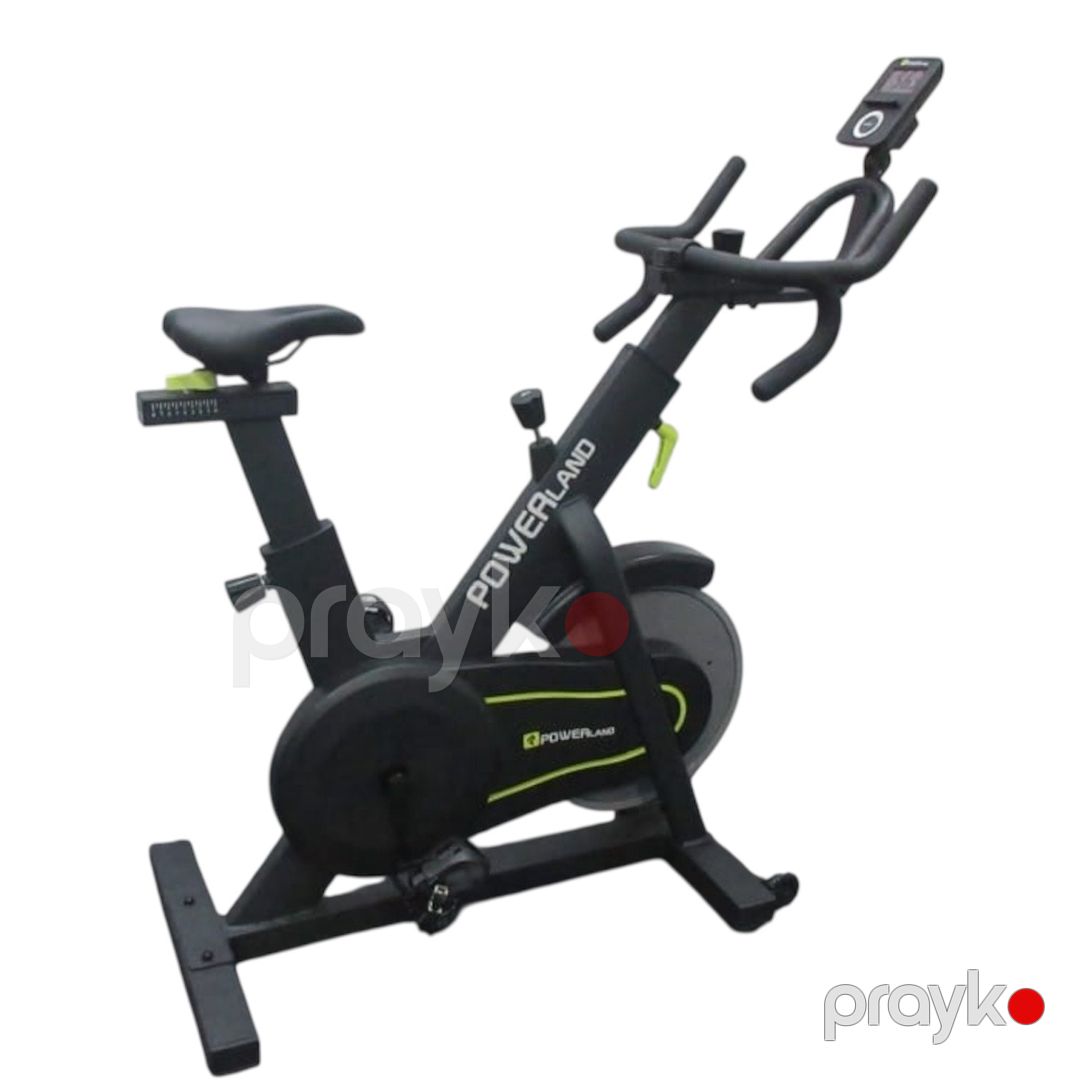 Velotrenajor Powerland Spinning Bike YK-SP2301, 130 kq, ekran paneli ilə — Mallar, Bakı (3)