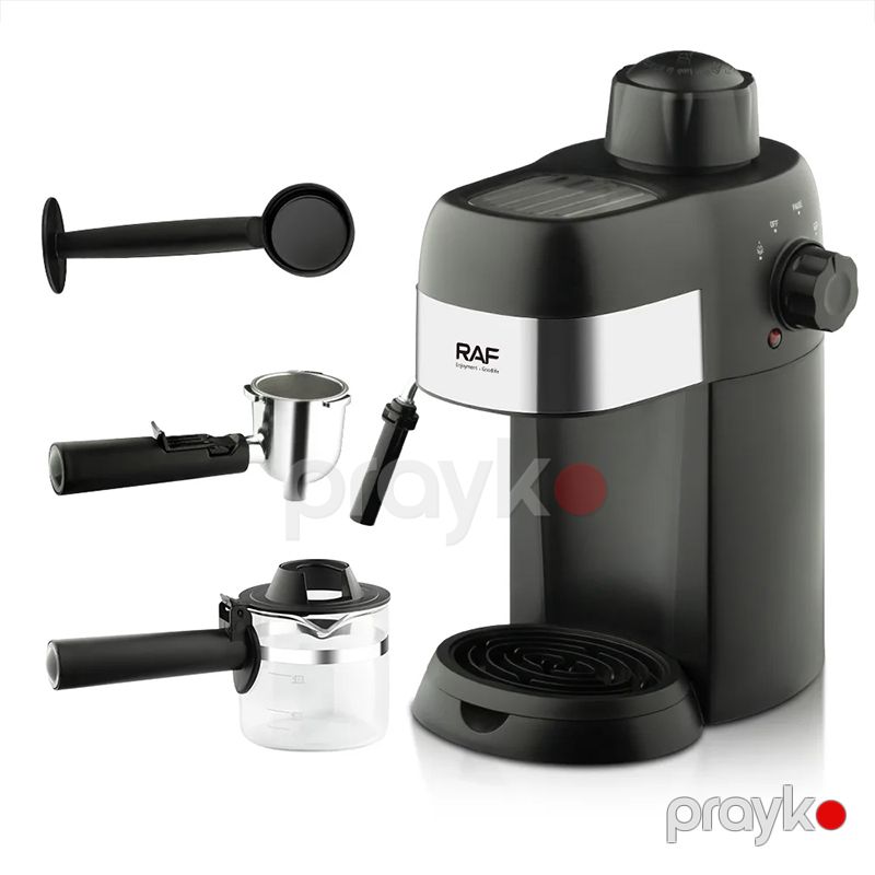 RAF Espresso Qəhvə Maşını 800W Çoxfunksiyalı Peşəkar 4 Fincan Damcı Kafe Espresso Maşını — Digər mətbəx texnikası, Bakı (5)