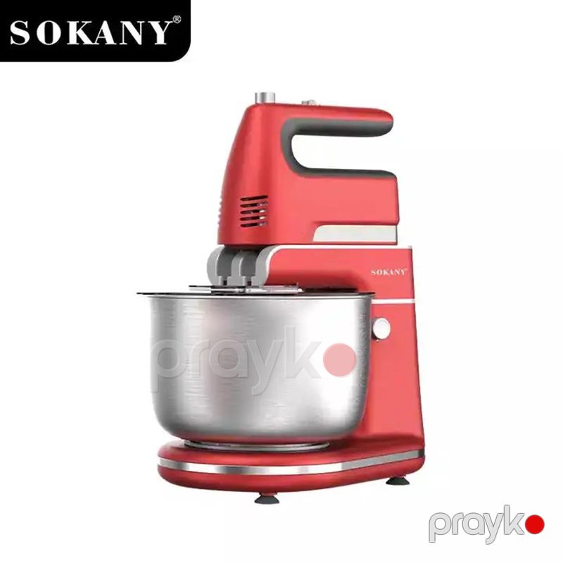 Sokany Ən Yeni Xəmir Yoğurma Maşını Mətbəx 500W Yüksək Güclü Saf Mis Motorlu Stend Mikser Tutum 4L — Blenderlər, xırdalayanlar və mikserlər, Bakı (2)