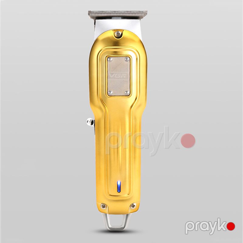 Yeni Tənzimlənən VGR Professional Elektrikli Saç Kəsmə Makinası Kişilər Üçün LED İşıqlı Peşəkar Gold Trimmer — Usturalar, trimmerler və epilyatorlar, Bakı (2)