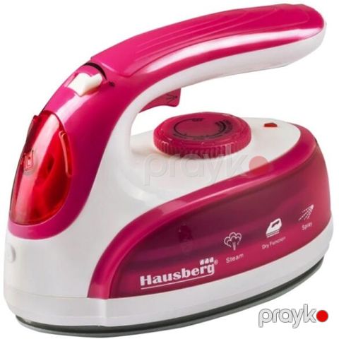 Hausberg HB-7910 - Ütü, 900W, 50ml Su Çəni, Çəhrayı — Bakı