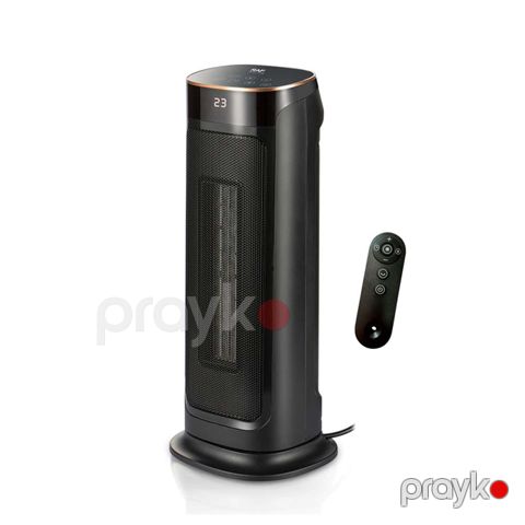 RAF Keramika R.1402 Fırlanan Qızdırıcı Pult və Taymer Idare etməli 2000 W Qara Qızdırıcı ventilyator — Bakı