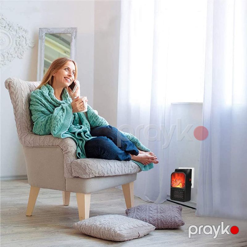 Mini Elektrikli Ocaq Dizaynlı Qızdırıcı 900W PTC Seramik Qızdırıcı Soba Radiator Üslubunda Protativ Kumtel Elektrikli Soba — Isıtıcılar və isı ventilatorları, Bakı (4)