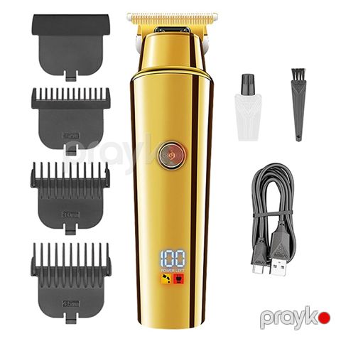 VGR V-947 Professional USB Şarj Edilən Elektrikli Saç Kəsici Simsiz Bərbər Saç Kəsmə Makası LED Ekranlı Kişilər üçün Trimmer — Bakı