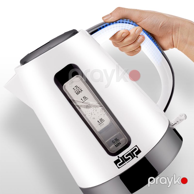 DSP Portativ Elektrik Çaydan Sürətli İsinmə Funksiyalı 2200W Gücündə Simsiz Elektrikli Paslanmayan Polad Çaydan — Elektrik çaydanları və termoslar, Bakı (5)