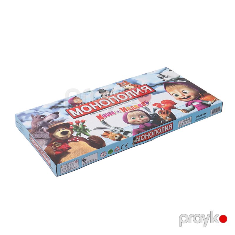 Uşaqlar üçün Monopoliya oyunu ən yaxşısı Stolüstü oyun "Maşa və Ayı" Monopoly — Oyuncaqlar, Bakı (6)