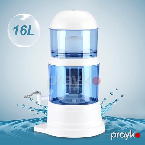 16L Su Filtri Su Təmizləyicisi Seramik Karbon Mineral Təmizləyici Filtr Dispenser Filtrasiya Sistemi — Bakı