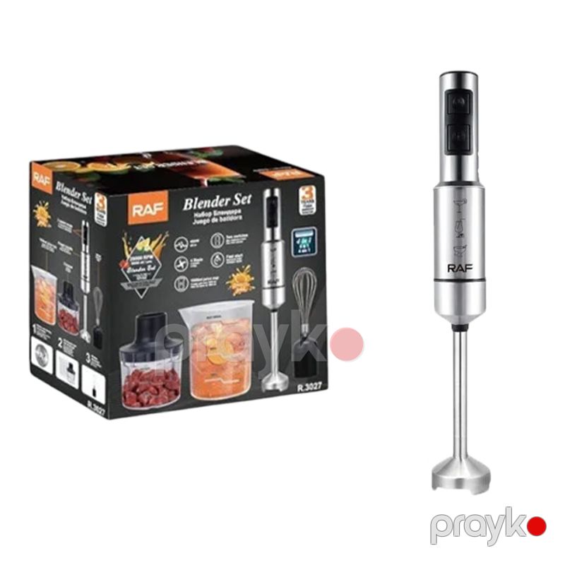 RAF R.3027 - Əl Blenderi, 400W Güc, Paslanmayan Polad Bıçaq, Paslanmayan Polad bıçaqlar — Blenderlər, xırdalayanlar və mikserlər, Bakı (6)