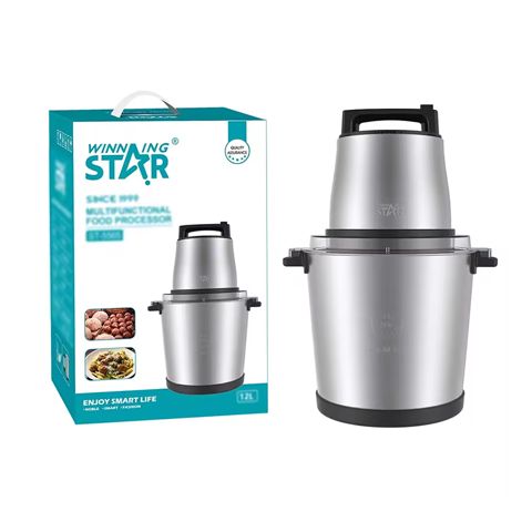 Wınnıng Star ST-5565 Çoxfunksiyalı Elektrikli Doğrayıcı Polad Qida Parçalayıcı Yüksək Tutumlu 2L — Техника для кухни