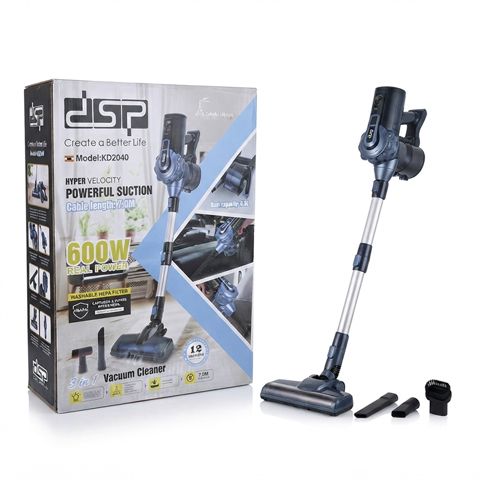 DSP 3-ü 1-də Professional kabelli tozsoran 600W LED işıqlandırma ilə ağıllı dizaynlı 18Kpa/7m Vacuum Cleaner — Bakı