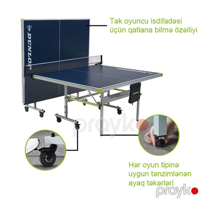 Dunlop Açıq Hava Stolüstü Tennis Masası Qatlana Bilən Asan Yığılmalı Dunlop Tenis Stolu — İdman, hobi, istirahət, Bakı (3)