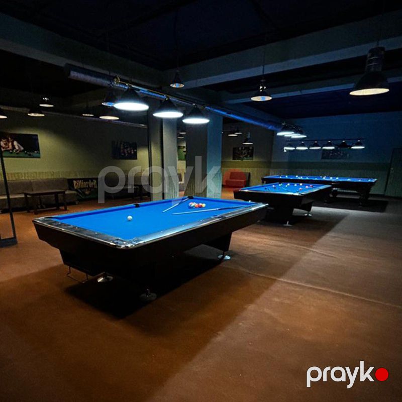 Amerkan Mərmər Bilyard Masası Ferro Billiard Pool Table Qara 9fut Parlaq Qara Bilyard Masa — Fitness və simulyatorlar, Bakı (3)