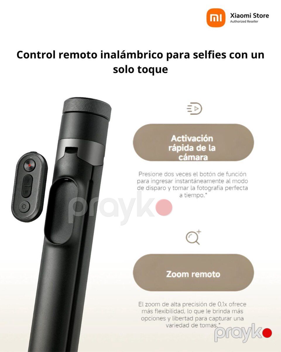 Xiaomi Zoom Floor Selfie Stick Tripod 62" — Foto və video texnikası, Bakı (4)