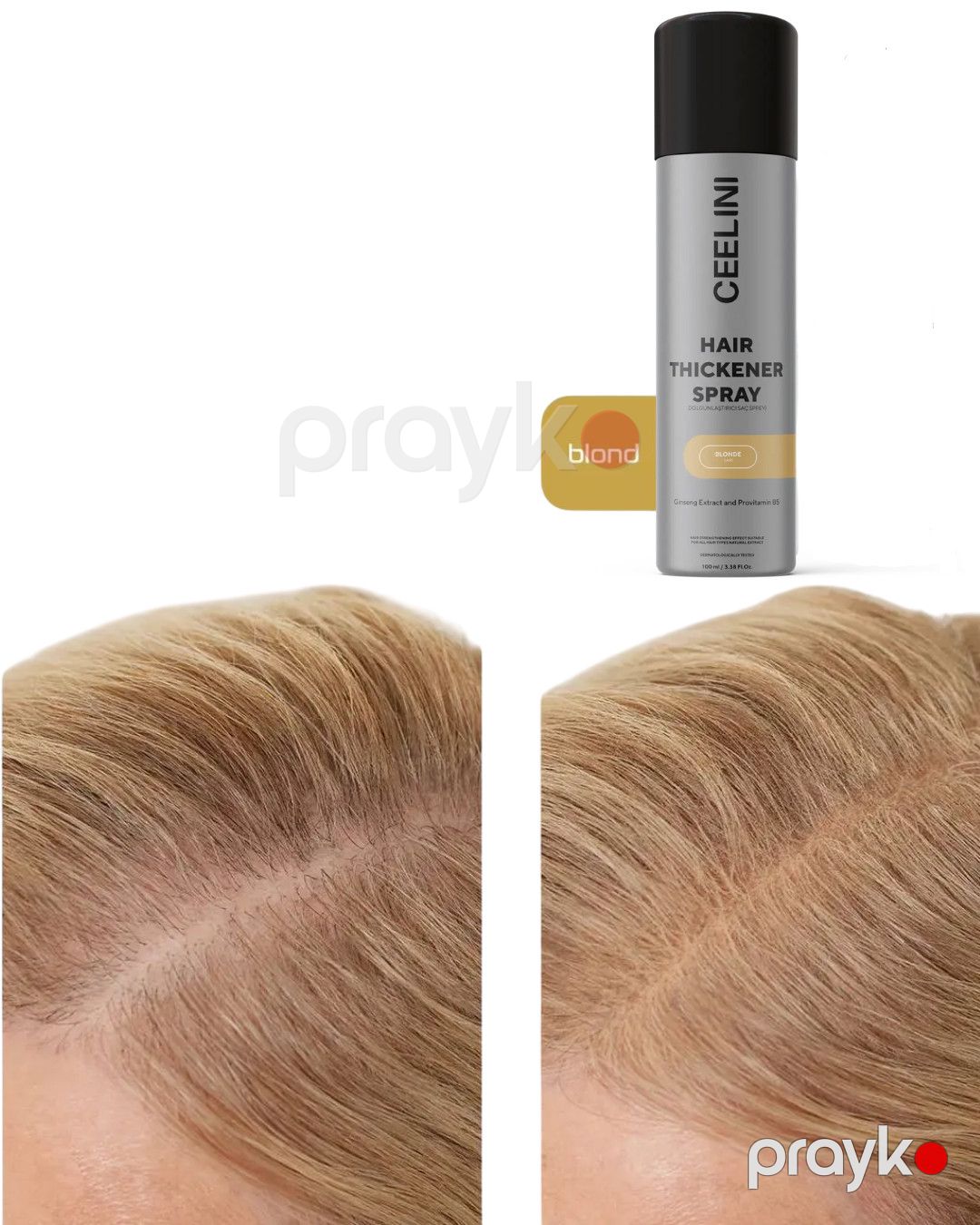 Saç üçün tonlaşdırıcı sprey The Ceel Hair Thickener Blonde, 100 ml — Mallar, Bakı (2)