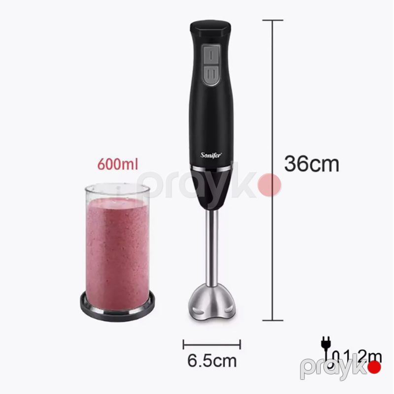 Sonifer SF-8045 Çoxfunksiyalı Əl Blenderi Paslanmaz Polad Əl Blenderi — Blenderlər, xırdalayanlar və mikserlər, Bakı (5)