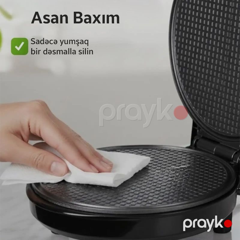 Prolıss PRO-860 - Vafli Cihazı Vaflilər üçün Vafli Hazırlayıcı 1500W Güc — Toster və vaflyasıcı, Bakı (2)