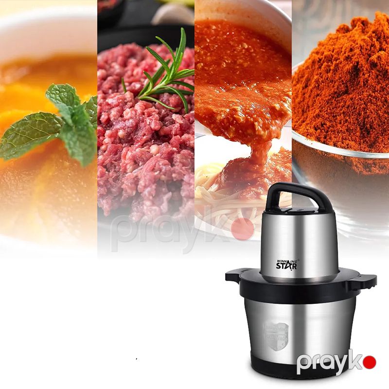 Wınnıngstar ST-5560 Çoxfunksiyalı Doğrayıcı Elektrikli Qida Kombaynı Ətçəkən — Blenderlər, xırdalayanlar və mikserlər, Bakı (2)