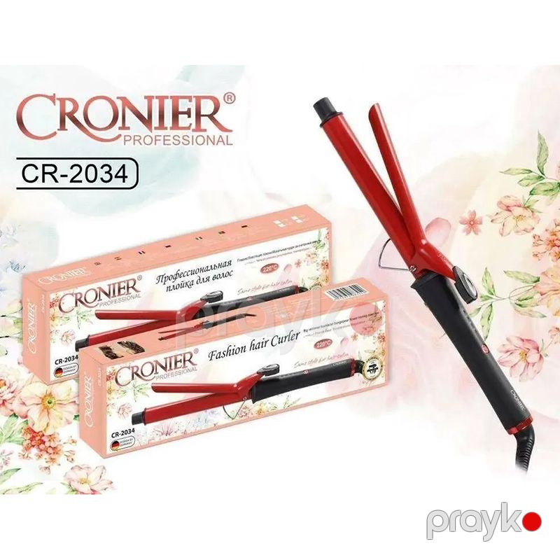 Cronier CR-2034 Elektrikli Afro Buruq Feni Saç Şəkilləndirici Fen Maşa 60W — Fən, Bakı (6)