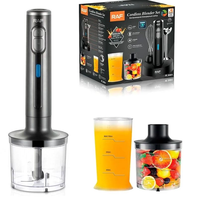 RAF R.3001 Çoxfunksiyalı Elektrikli Blender Yumurta Çırpıcı Başlıqlı Blender — Blenderlər, xırdalayanlar və mikserlər, Bakı (4)