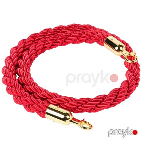 Ayırıcı dirək üçün kəndir, hörüklü, qırmızı, 150sm — Bakı