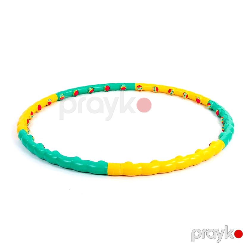Gimnastika Masaj Halqası 6 hissəli kilo itkisi üçün Hula Hoop (Obruc) 100sm — İdman, hobi, istirahət, Bakı (2)