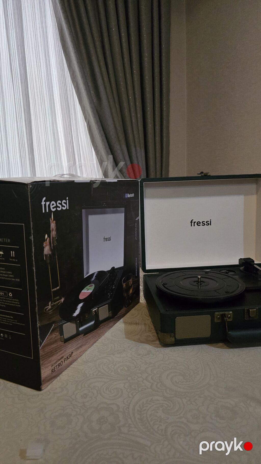Fressi qrammofon/plastinka pleyeri – çamadan tipli, portativ dizayn — Vinil proqreslər və aksesuarlar, Bakı (7)