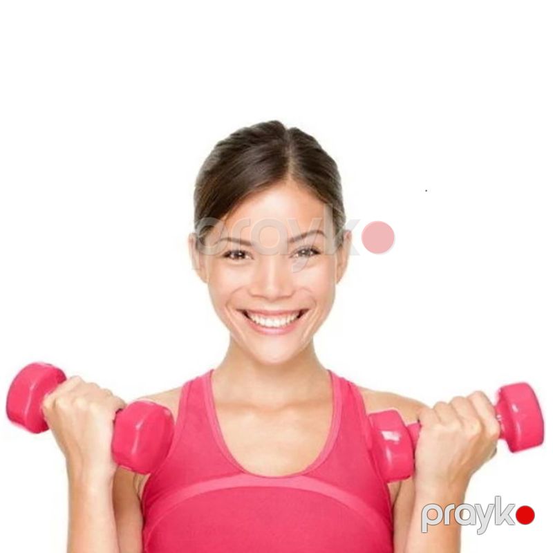 Çəhrayı Qantel 1kq 2x — Fitness və simulyatorlar, Bakı (4)