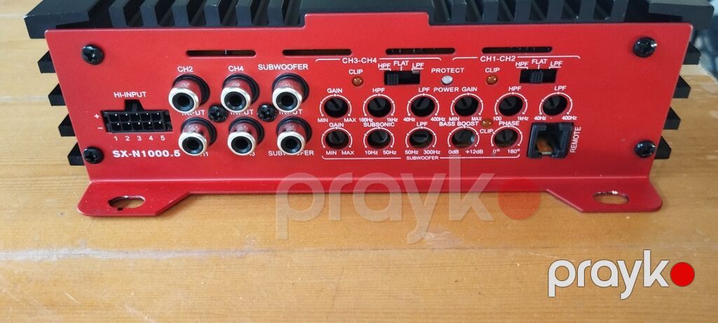 Soundmax SX-N1000.5 – 12V avtomobil gücləndiricisi Xüsusiyyətlər — Gücləndiricilər, qəbuledicilər və DAC, Güzdək (3)